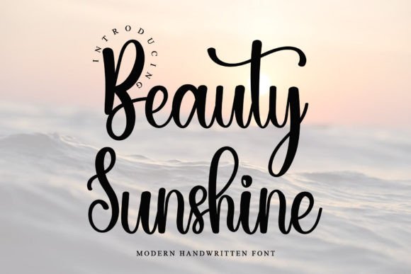 Beauty Sunshine Font - Featured Image