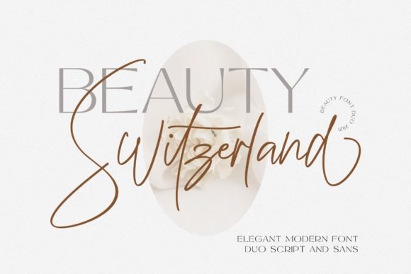 Beauty Switzerland Font - Featured Image