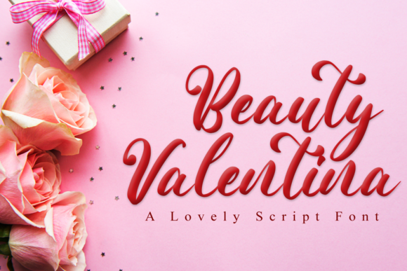 Beauty Valentina Font - Featured Image