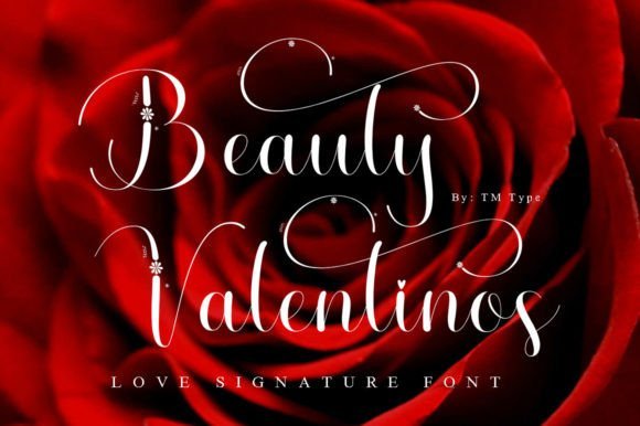 Beauty Valentinos Font - Featured Image