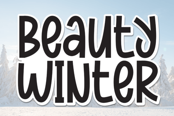 Beauty Winter Font - Featured Image