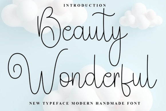 Beauty Wonderful Font - Featured Image