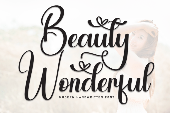 Beauty Wonderful Font - Featured Image