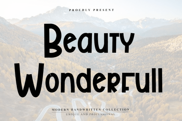 Beauty Wonderfull Font - Featured Image