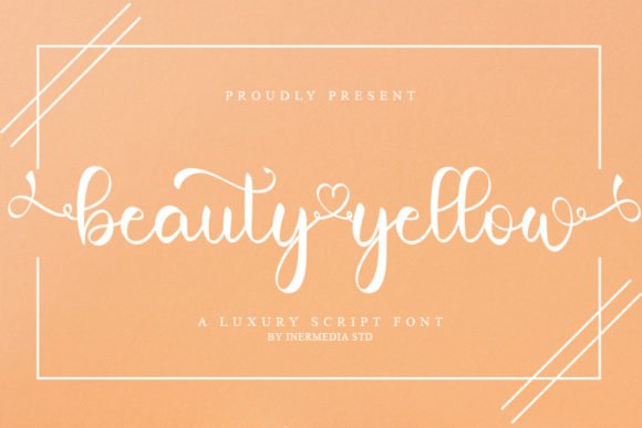 Beauty Yellow Font - Featured Image