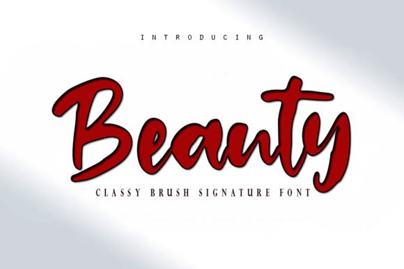 Beauty in Red Font - Featured Image