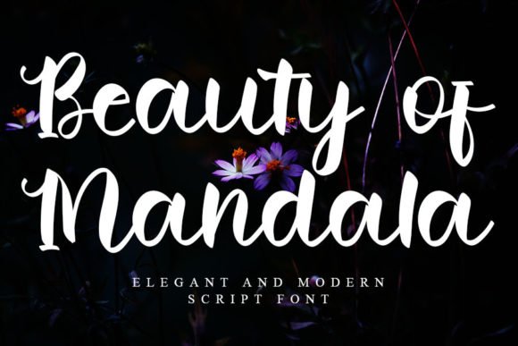 Beauty of Mandala Font - Featured Image
