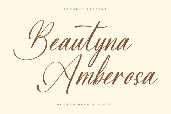 Beautyna Amberosa Font - Featured Image