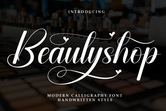 Beautyshop Font - Featured Image