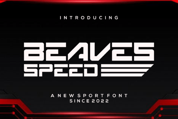 Beavesspeed Font - Featured Image