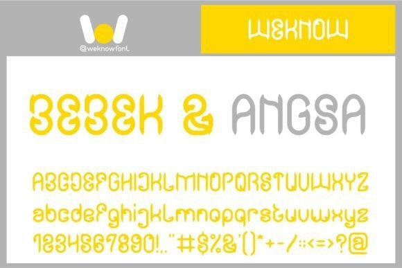 Bebek and Angsa Font - Featured Image