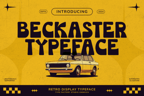 Beckaster Font - Featured Image