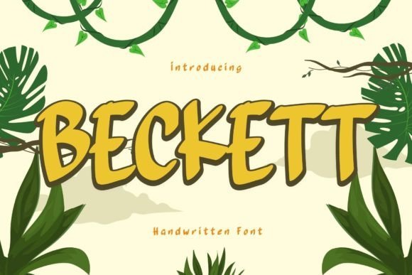 Beckett Font - Featured Image