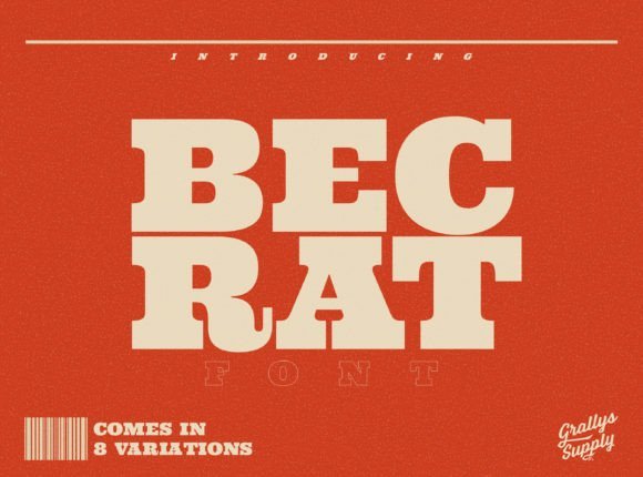 Becrat Font - Featured Image