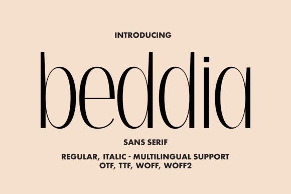 Beddia Font - Featured Image