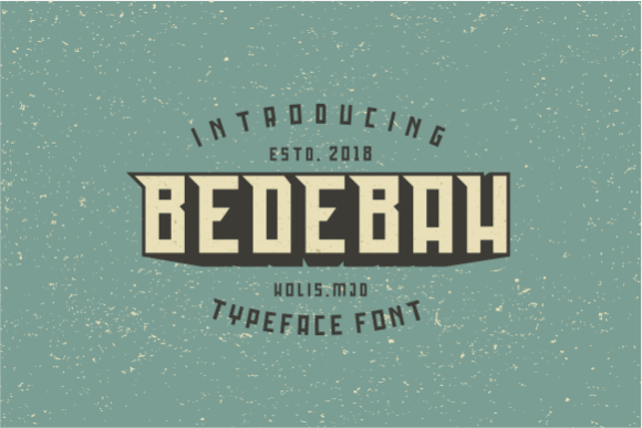 Bedebah Font - Featured Image