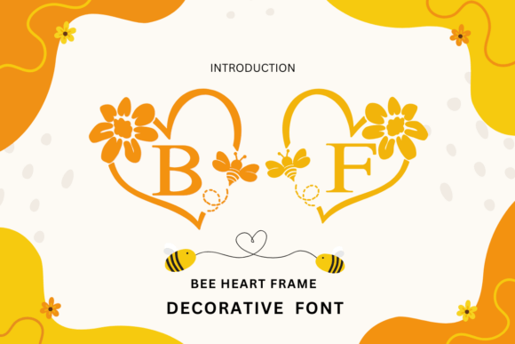 Bee Heart Frame Font - Featured Image