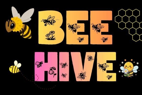 Bee Hive Font - Featured Image