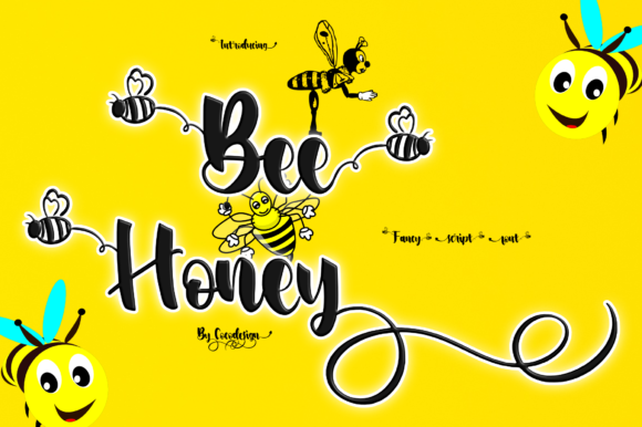 Bee Honey Font - Featured Image