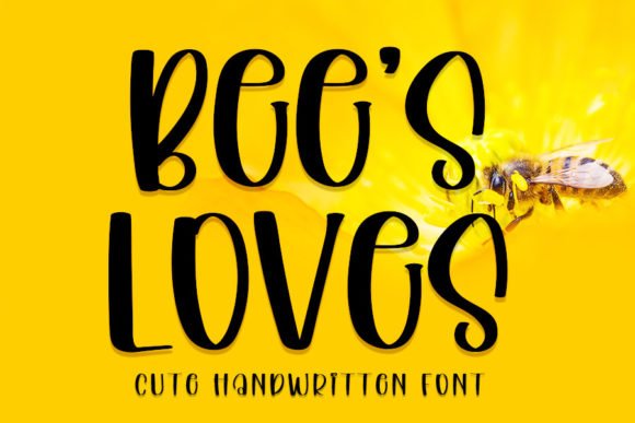 Bee's Loves Font - Featured Image