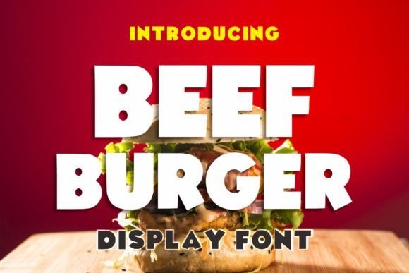 Beef Burger Font - Featured Image