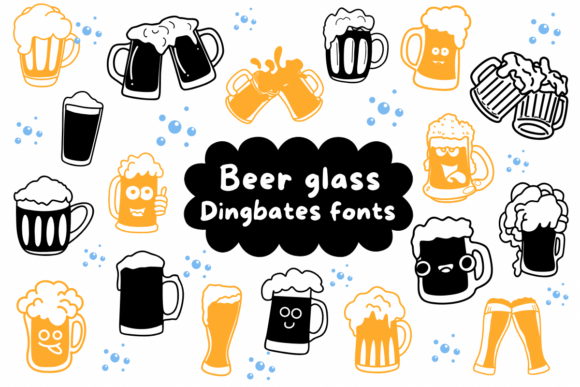 Beer Glass Font - Featured Image