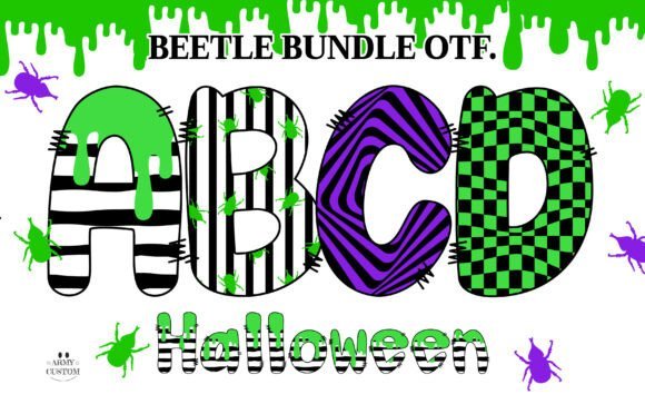 Beetle Army Bundle Font - Featured Image
