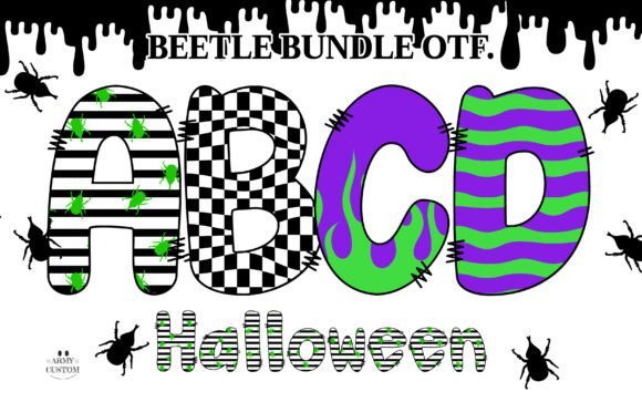 Beetle Army Bundle Font - Featured Image
