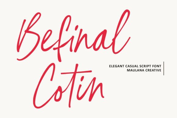 Befinal Cotin Font - Featured Image