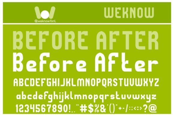 Before After Font - Featured Image