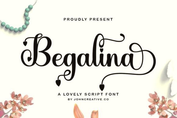 Begalina Font - Featured Image