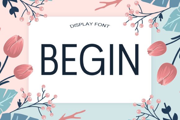 Begin Font - Featured Image