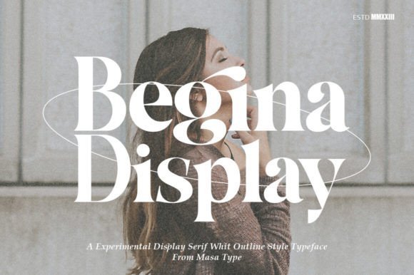 Begina Display Font - Featured Image