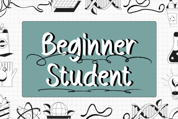 Beginner Student Font - Featured Image