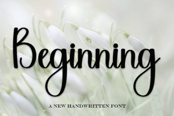 Beginning Font - Featured Image
