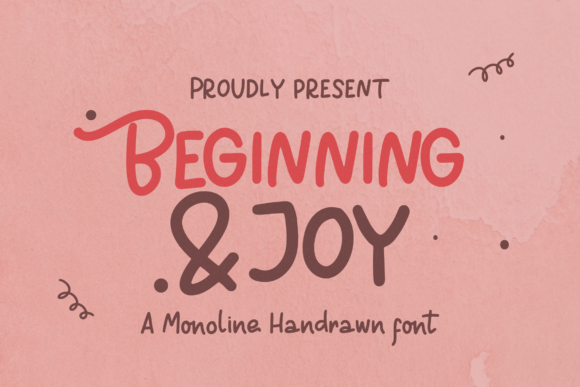 Beginning Joy Font - Featured Image