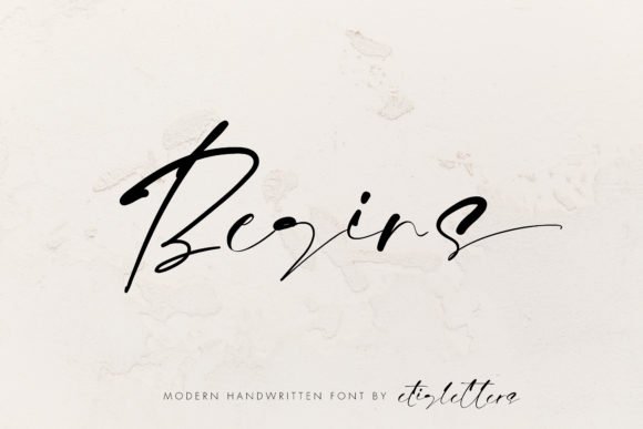Begins Font - Featured Image