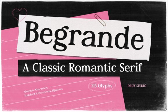 Begrande Font - Featured Image