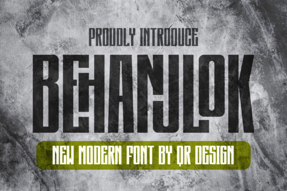 Behanjlok Font - Featured Image