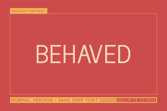 Behaved Font - Featured Image