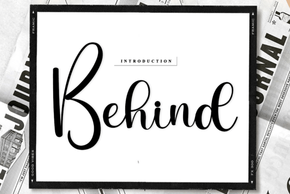 Behind Font - Featured Image