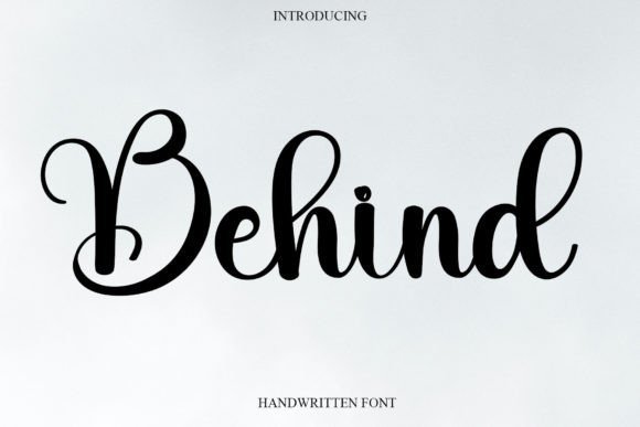 Behind Font - Featured Image