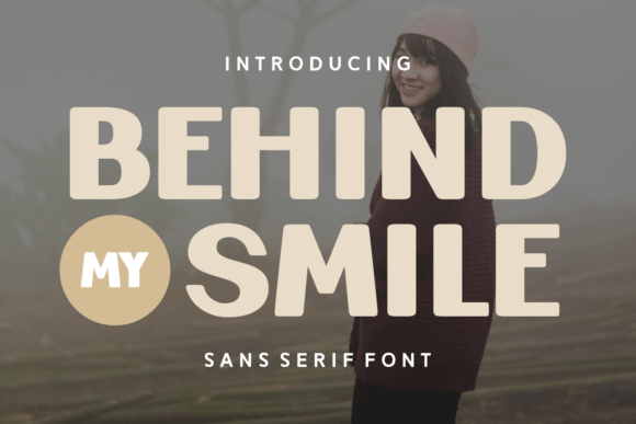 Behind My Smile Font - Featured Image