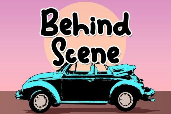 Behind Scene Font - Featured Image