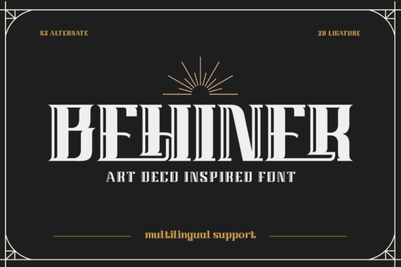 Behiner Font - Featured Image
