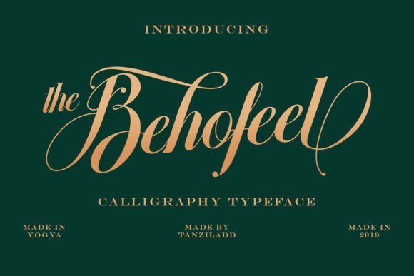 Behofeel Font - Featured Image