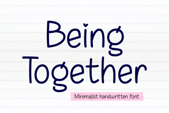Being Together Font - Featured Image