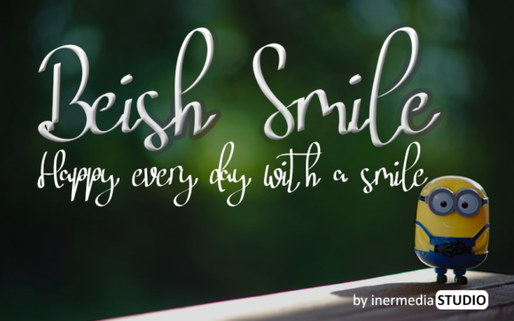 Beish Smile Font - Featured Image