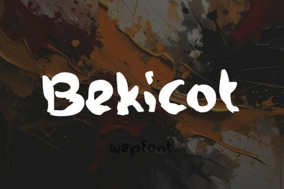 Bekicot Font - Featured Image