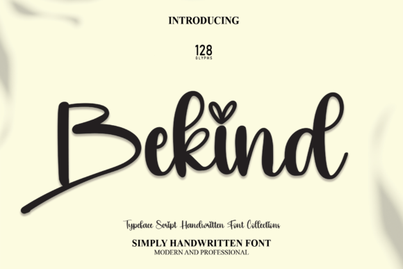 Bekind Font - Featured Image